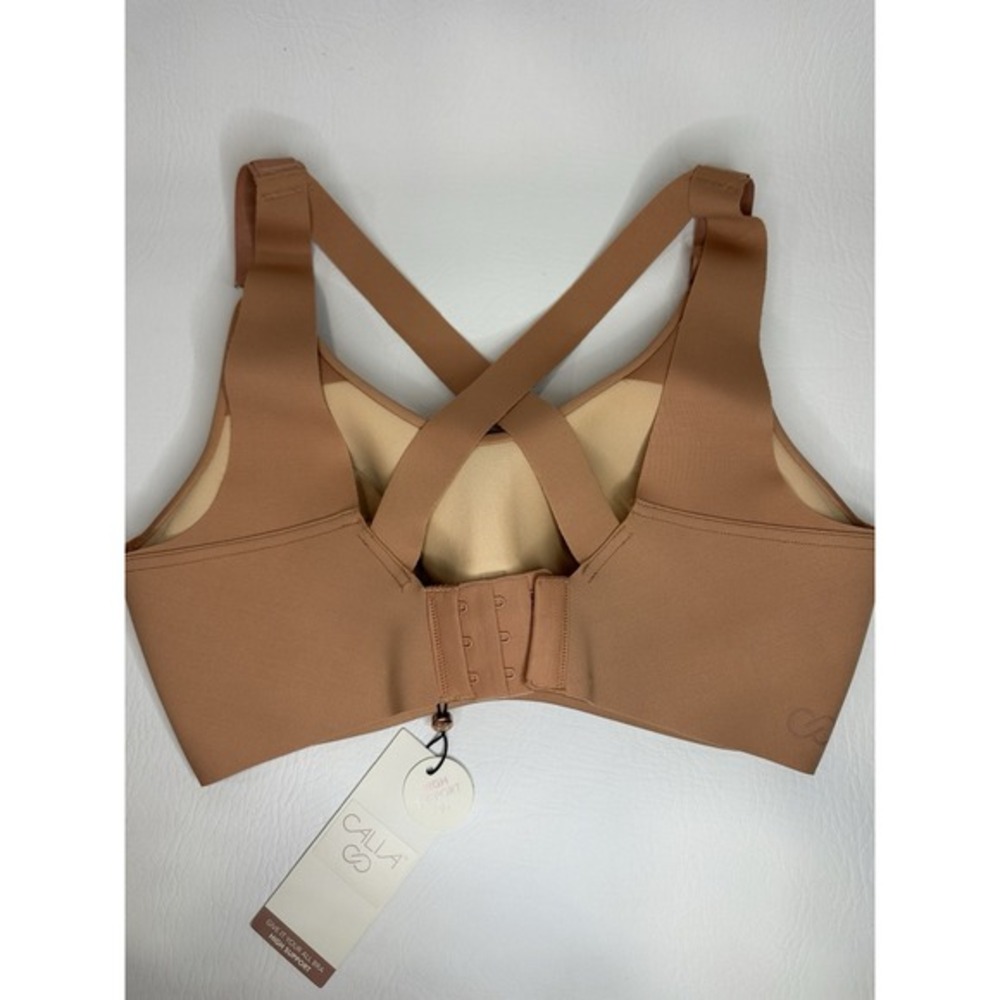 CALIA Give It Your All Crossback Sports Bra Wire Free Rosey‎ Clay Womens XS - Picture 4 of 7